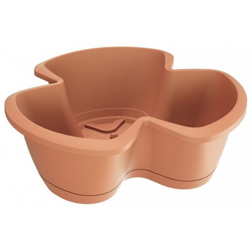 Prosperplast RESPANA TRIO Blumentopf 47 cm, terracotta DRET470S-R624