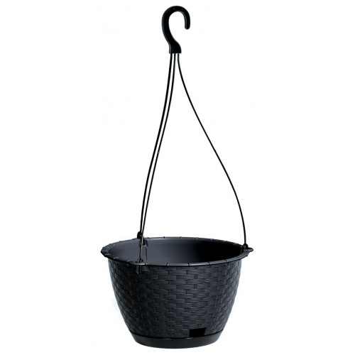 PROSPERPLAST Hängetopf Hängeampel RATOLLA ROUND anthrazit 21,7 cm DRLW215 PROSPERPLAST Hängetopf Hängeampel RATOLLA ROUND anthrazit 21,7 cm DRLW215