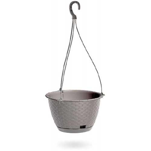 PROSPERPLAST Hängetopf Hängeampel RATOLLA ROUND mocca 21,7 cm DRLW215