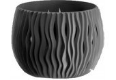 PROSPERPLAST SANDY Bowl Blumentopf 18 cm, anthrazit DSK180N