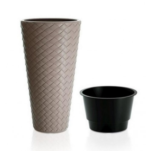 Prosperplast MATUBA SLIM Blumentopf 30x55cm mocca DPMT300-7529U