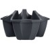 Prosperplast CROWN Blumentopff 48cm, 16l, anthrazit DCRO480