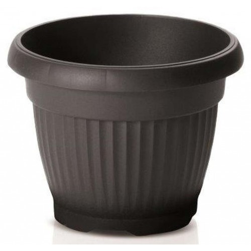 PROSPERPLAST TERRA Blumentopf rund 48 l graphit DCE55-S433