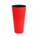 Blumenvase Blumentopf inkl. Einsatz TUBUS SLIM Pflanzsäule 27 L Corale matt DTUS300