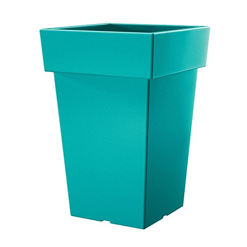 Prosperplast LOFLY SQUARE Blumentopf 23,4x23,4x35,6cm türkis DLOFQ240-320U