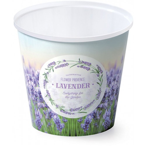 Blumentopf Übertopf IML 13 cm Lavender M2 DMLH130