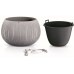 Prosperplast BETON BOWL WS Blumentopf 23,8 cm, steingrau DKB290WS-422U