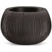 Prosperplast BETON BOWL Blumentopf 23,8 cm, schwarz DKB240-B411