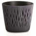 Prosperplast SANDY ROUND Blumentopf 26,2 cm, anthrazit DSR260-S433
