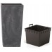 Prosperplast URBI SQUARE EFFECT Blumentopf 22 cm, anthrazit DURS225E-S433