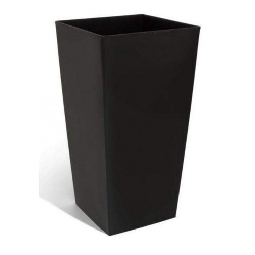 Pflanzkübel Blumenkübel eckig URBI SQUARE Blumentopf inkl. Einsatz 16L schwarz DURS225