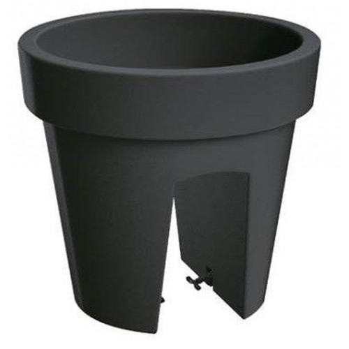 LOFLY RAILING Balkonkasten Geländertopf 5L 24,5 x 24,5 x 22,5 cm anthrazit DLOFR250 LOFLY RAILING Balkonkasten Geländertopf 5L 24,5 x 24,5 x 22,5 cm anthrazit DLOFR250
