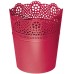 Prosperplast LACE Blumentopf mit Spitzenumrandung 18 cm rot DLAC180-207C