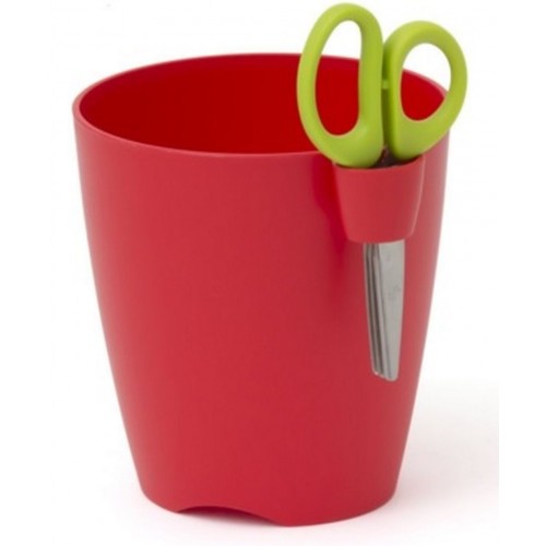 PROSPERPLAST LIMES UNO Kräutertopf Übertopf m. Schere 1,9 l koralle DLU150