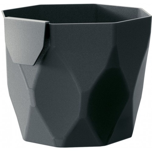 Blumentopf ROCKA H:10 cm, graphit DROC125 Blumentopf ROCKA H:10 cm, graphit DROC125