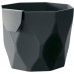 Blumentopf ROCKA H:10 cm, graphit DROC125