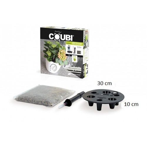 Bewässerungsset Wasserstandsanzeiger COUBI durchmesser 30 cm mit Granulat IZCO290