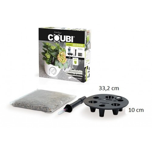 Bewässerungsset Wasserstandsanzeiger COUBI durchmesser 33 cm mit Granulat IZCO330