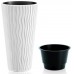 Prosperplast SANDY SLIM Blumentopf 34,9cm, 37l, weiß DPSP350-S449