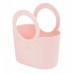 Flexi Tasche Einkaufstasche Strand Korb Lily, Puder Pink 30 cm breit, ITLI300-698U