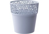 Prosperplast TREE Blumentopf Spitze 12 cm Eis Grau, DTRE120-656U