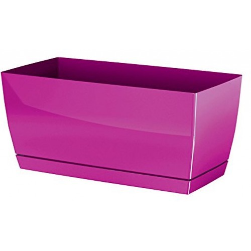 Prosperplast COUBI Blumenkasten mit Untersetzer 39x19x18,2cm Fuchsie DUPP400-235C Prosperplast COUBI Blumenkasten mit Untersetzer 39x19x18,2cm Fuchsie DUPP400-235C