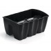 Prosperplast CROWN Balkontopf für Balkongeländer 39 x 28 x 20cm, 12l, anthrazit DCRO400