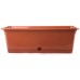 Prosperplast Camelia Blumenkasten mit Untersetzer 40,2x17x14,3cm Terrakotta DCM400-R624