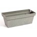 PROSPERPLAST CUBE CASE Blumenkasten Balkonkasten 25 L grau Optik Beton DCUC600