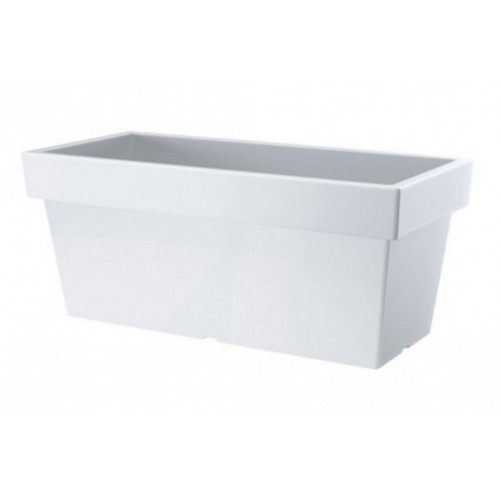 Pflanztopf Übertopf eckig LOFLY CASE Blumenkasten 26 L weiß wetterfest DLOFC800