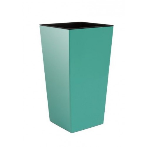 Pflanzkübel Blumenkübel eckig URBI SQUARE Blumentopf inkl. Einsatz 16L türkis DURS225-320U