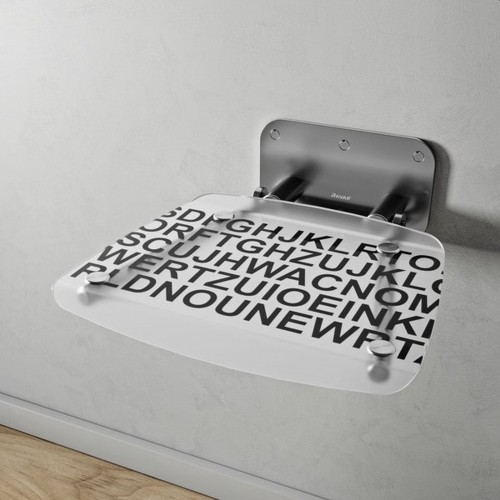 RAVAK OVO-B II-TEXT Duschsitz B8F0000054