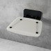RAVAK OVO-B II-CLEAR/BLACK Duschsitz B8F0000059
