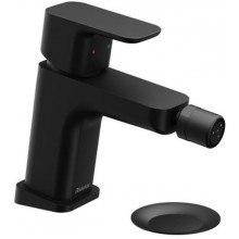 RAVAK 10° FREE BLACK TD F 055.20 Einhand-Bidetbatterie mit Ablaufgarnitur C-C X070155