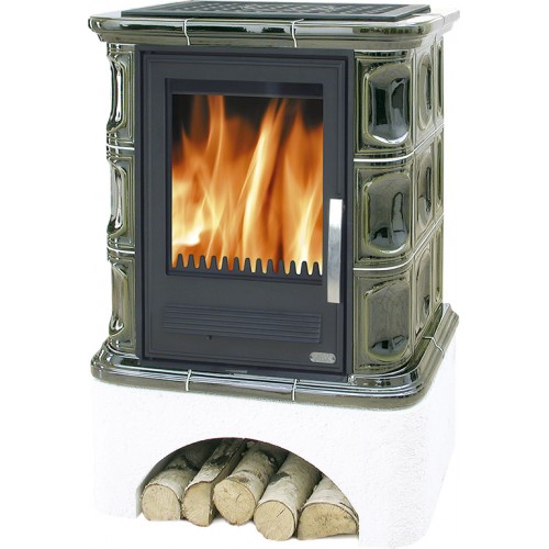 ABX Warmwasser-Kachelofen REGINA K 4633-7, grün