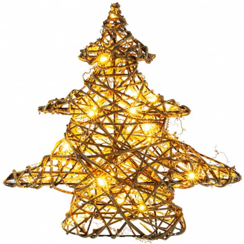 RETLUX RXL 142 AA 30LED Weihnachtsbeleuchtung Baum aus Rattan