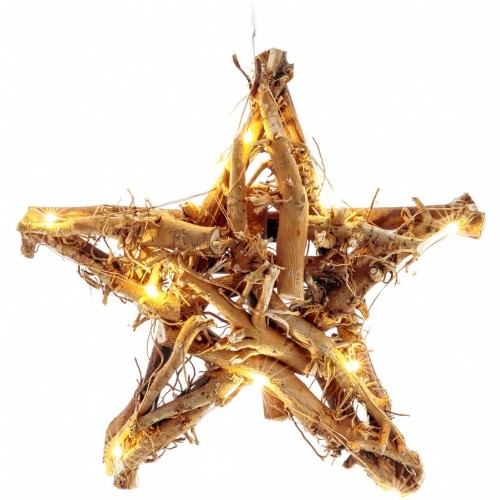 RETLUX RXL 155 AA LED Weihnachtsbeleuchtung Stern aus Rattan