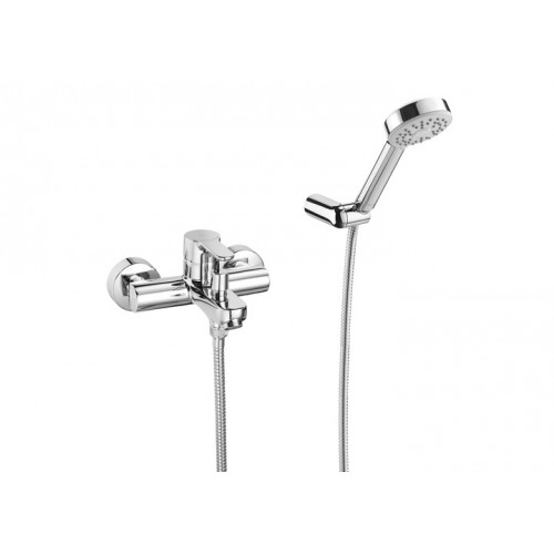 Roca L20 Wannenarmatur mit Brausenset, 75A0109C00