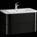 Roca Cala Waschtischunterschrank 65 cm, schwarz glänzend lackiert, 7856230620