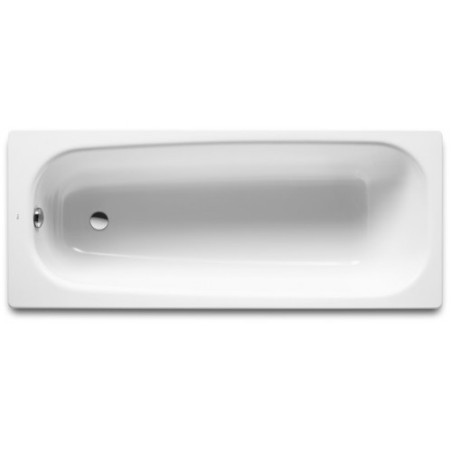 Roca Continental Badewanne Gußeisen 150 x 70 cm, 161l, weiß, antislip, 7212913001