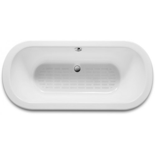 Roca Faro Badewanne Gußeisen 170 x 75 cm, 195l, weiß, antislip, 7233750000