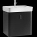 Roca Senso Square Waschbeckenunterschrank 85 cm, Schublade, matt lackiert, schwarz 7856308868