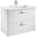 Roca The Gap Waschtisch 70 cm mit dem Schrank mit Schubladen, weiß matt 7855711576