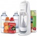 SODASTREAM Trinkwassersprudler Jet weiss + 2 Sirup + 2 x 1L Flasche