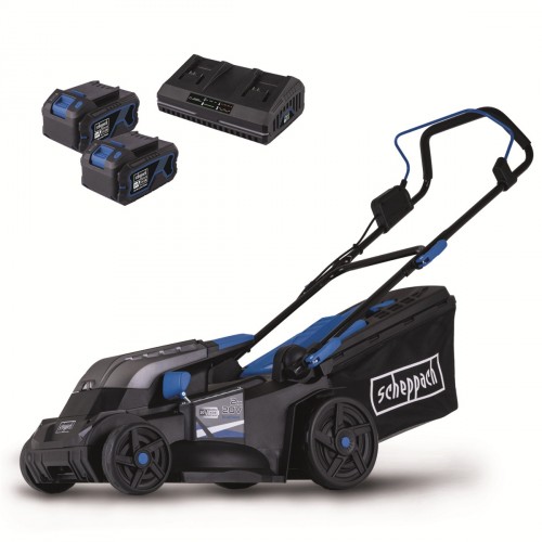 SCHEPPACH BC-MP380-X-SET XL2 - Akku 2x 20 V IXES 4-in-1 Rasenmäher 5911414400