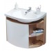 RAVAK SDU Rosa Comfort L Waschtischunterschrank, Birke/weiß X000000162