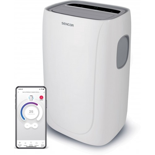 SENCOR SAC MT9030C Mobil Klimaanlage Wi-Fi Weiß / grau 40044953 SENCOR SAC MT9030C Mobil Klimaanlage Wi-Fi Weiß / grau 40044953