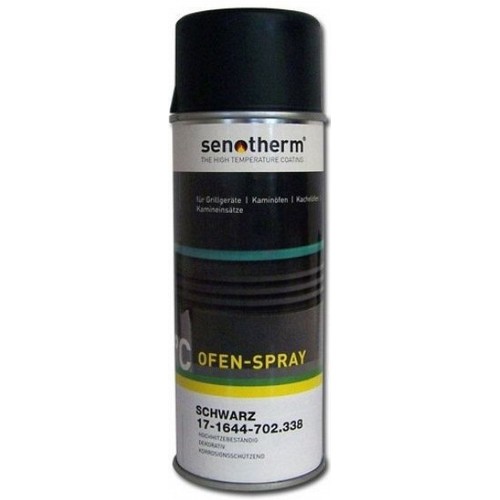 Senotherm Farbe - Lack Spray 400 ml, Schwarz