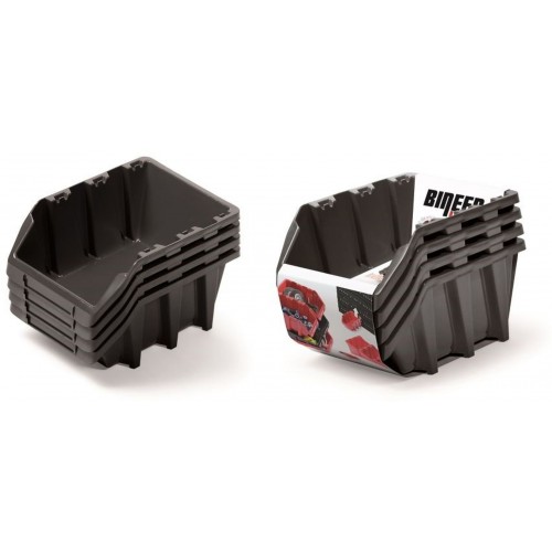 Kistenberg BINEER LONG SET Werkzeugschalen, 295x198x195mm, 4St. Schwarz KBILS30 Kistenberg BINEER LONG SET Werkzeugschalen, 295x198x195mm, 4St. Schwarz KBILS30