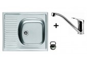 Franke SET N32 Edelstahlspüle ETN 611-58 + Küchenarmatur FB 250